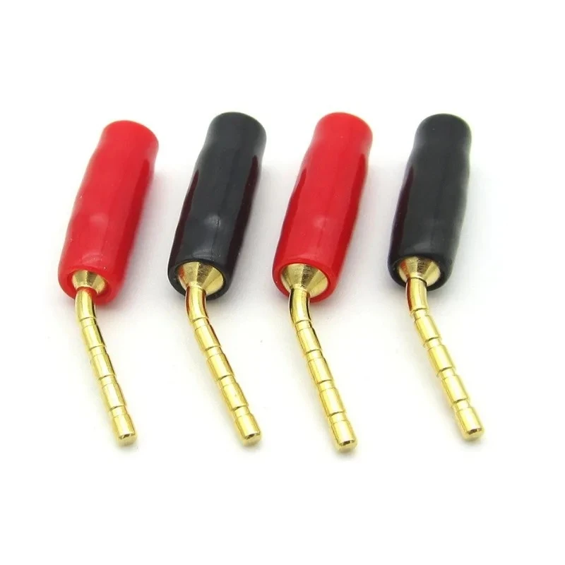 20PCS 2mm Banana Plug Red Black Curved Pin Connector Right Angle Banana Male Plugs Audio Speaker Wire Cable Connectors
20PCS 2mm Banana Plug Red Black Curved Pin Connector Right Angle Banana Male Plugs Audio Speaker Wire Cable Connectors
