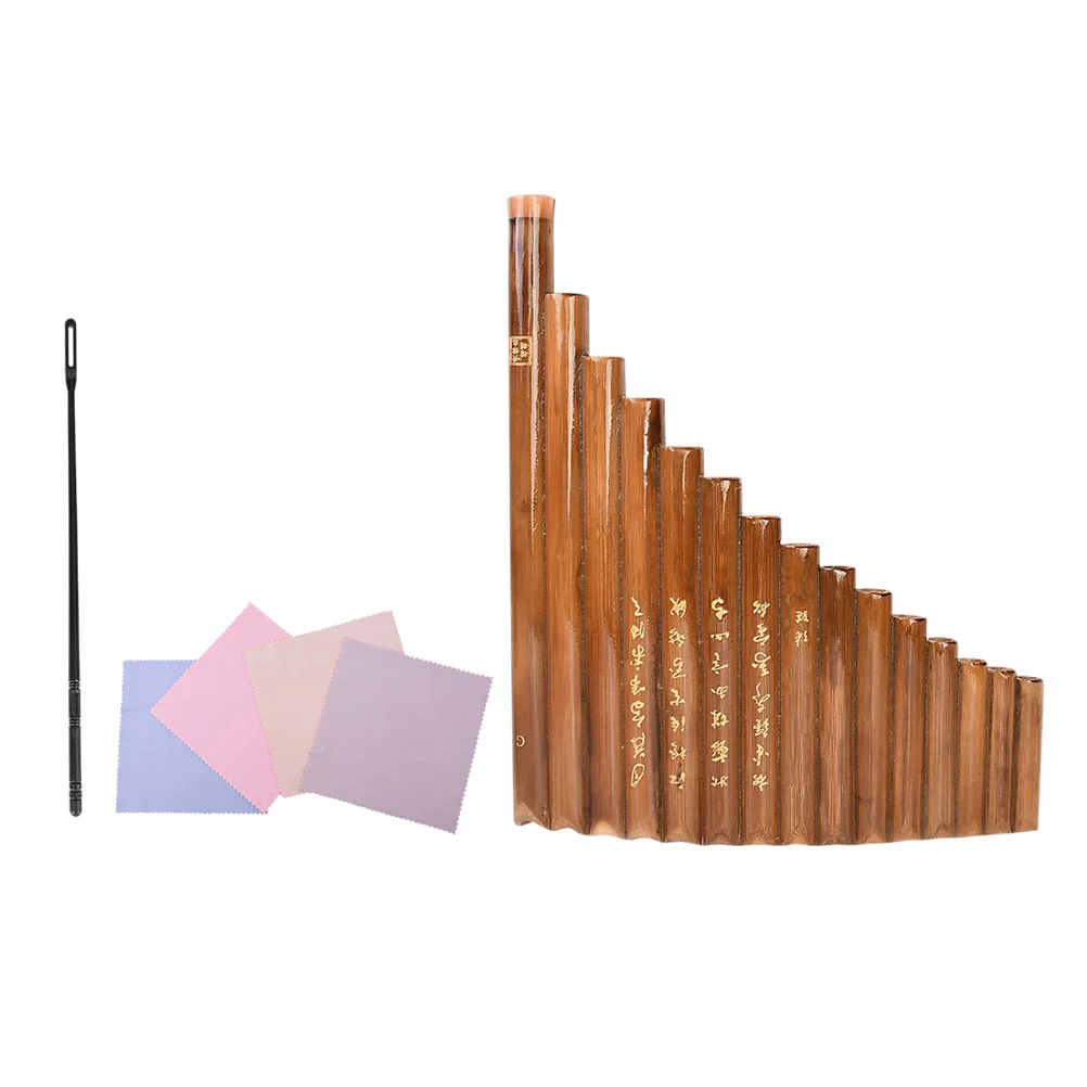 15 Pipe Pan Flutes Beginner Instrument Row Music Multifunction Panpipes Bamboo Kids
15 Pipe Pan Flutes Beginner Instrument Row Music Multifunction Panpipes Bamboo Kids