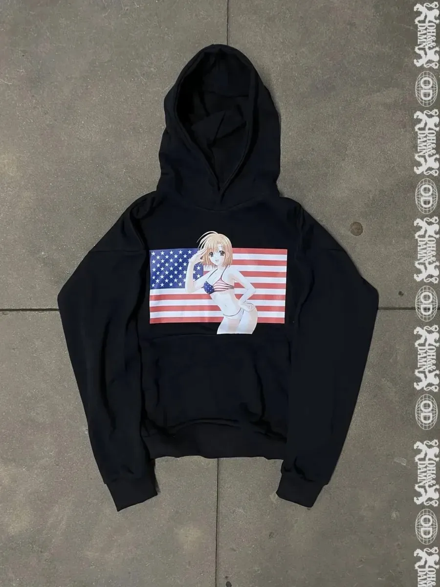 Y2K Gothic American Girl Hoodie Street Casual Pullover Mens Womens Anime Hoodie Black Goth Oversized Pullover Clothes
Y2K Gothic American Girl Hoodie Street Casual Pullover Mens Womens Anime Hoodie Black Goth Oversized Pullover Clothes