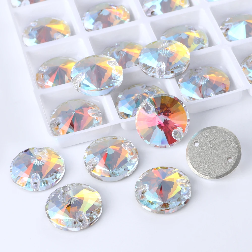 Rivoli Light Crystal AB Высокое качество K9 Стекло Пришивные стразы Кристалл с плоской задней частью Швейные стразы для рукоделия Одежда
Rivoli Light Crystal AB Высокое качество K9 Стекло Пришивные стразы Кристалл с плоской задней частью Швейные стразы для рукоделия Одежда