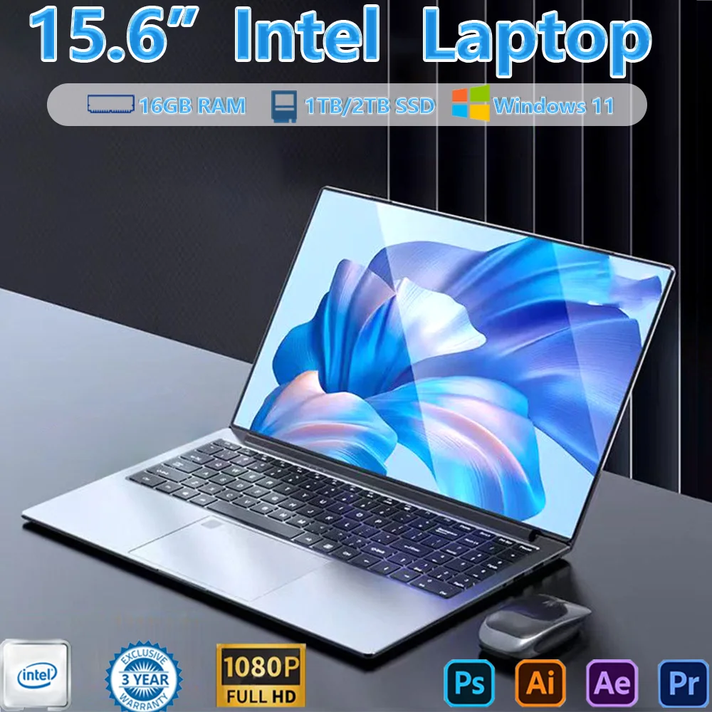 15,6-дюймовый ноутбук с разблокировкой по отпечатку пальца, компьютер с Windows 11, офисный учебный ноутбук, игровой ПК, Intel Celeron N5095, 16 ГБ, DDR4, ноутбуки
15,6-дюймовый ноутбук с разблокировкой по отпечатку пальца, компьютер с Windows 11, офисный учебный ноутбук, игровой ПК, Intel Celeron N5095, 16 ГБ, DDR4, ноутбуки