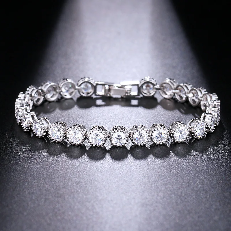 D Color 6mm Full Moissanite Tennis Bracelet For Women S925 Silver Plated 18K Bubble Diamond Link Bracelets Pulseiras De Prata
D Color 6mm Full Moissanite Tennis Bracelet For Women S925 Silver Plated 18K Bubble Diamond Link Bracelets Pulseiras De Prata