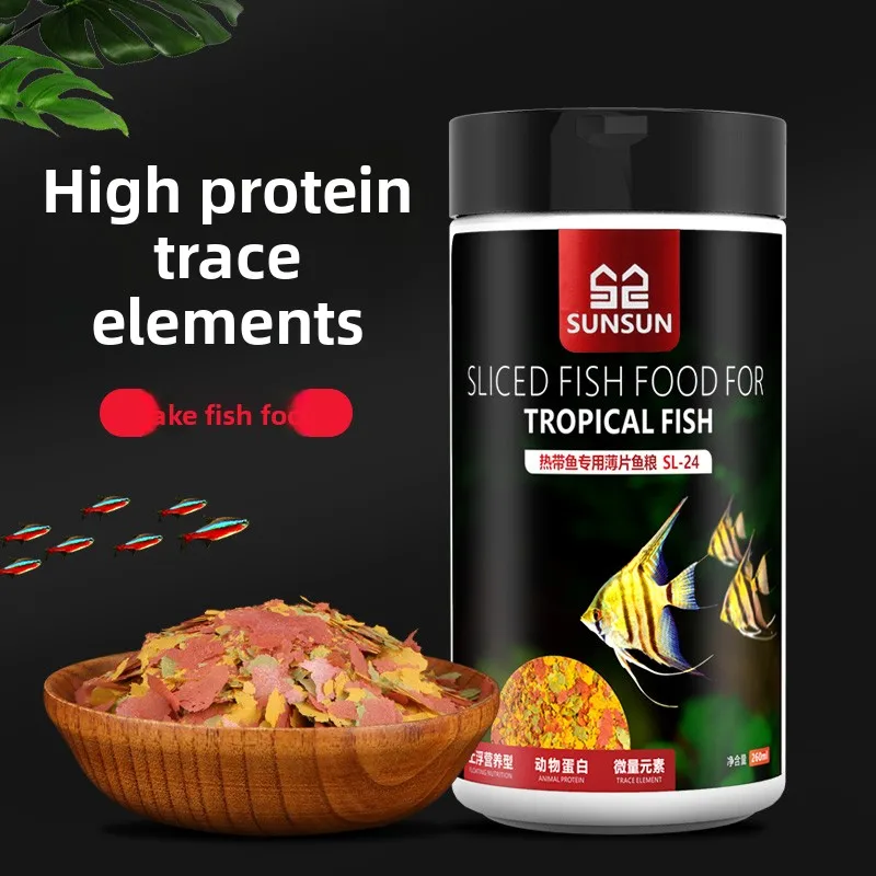 SUNSUN Premium Tropical Fish Flake Food for Angelfish, Guppies, Tetras & All Community Fish, Color Enhancing&Complete Nutrition
SUNSUN Premium Tropical Fish Flake Food for Angelfish, Guppies, Tetras & All Community Fish, Color Enhancing&Complete Nutrition