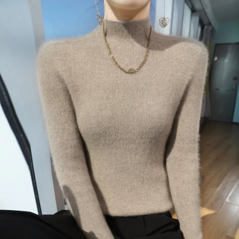Solid Slim Warm Sweater 2025 Autumn Winter Sweater Women Turtleneck Knitting Pullover Korean Casual Base Layer Women's Tops
Solid Slim Warm Sweater 2025 Autumn Winter Sweater Women Turtleneck Knitting Pullover Korean Casual Base Layer Women's Tops