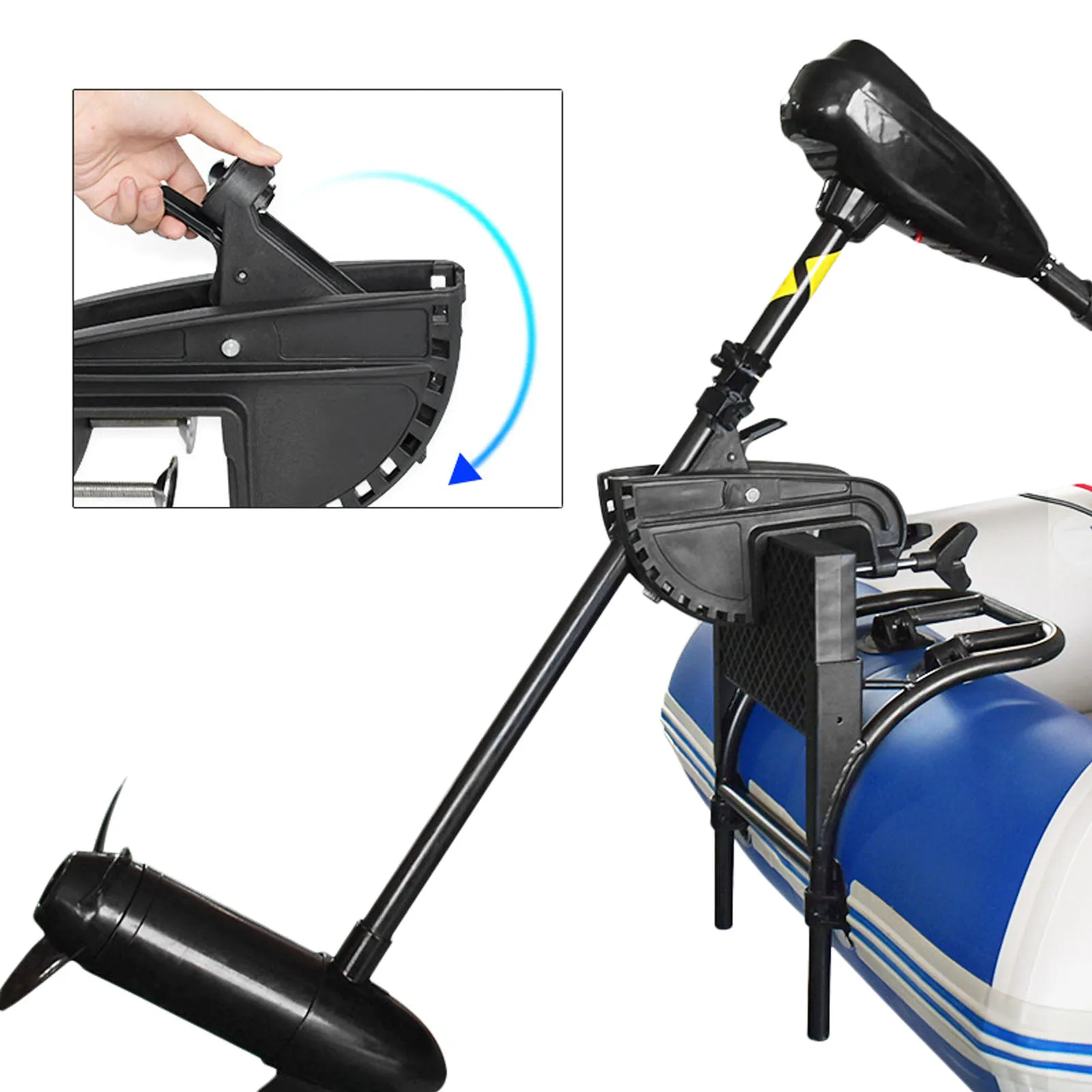 12V Electric Motor Thruster Bracket Plastic Suspension Holder for Inflatable Boat Kayak Motor Thruster Suspension Holder
12V Electric Motor Thruster Bracket Plastic Suspension Holder for Inflatable Boat Kayak Motor Thruster Suspension Holder