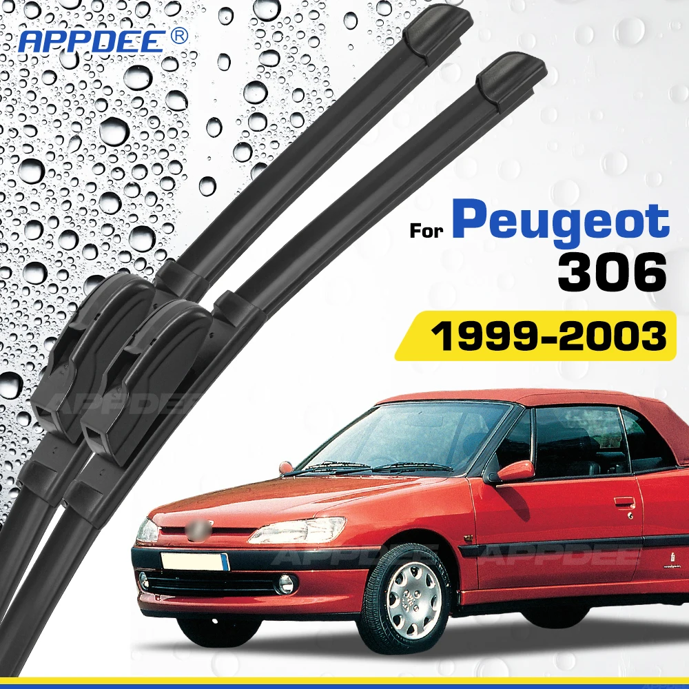 Silicone & rubber Front Wiper Blades Set For Peugeot 306 1999 - 2003 Windshield Windscreen Window Brush 22"+20"
Silicone & rubber Front Wiper Blades Set For Peugeot 306 1999 - 2003 Windshield Windscreen Window Brush 22"+20"