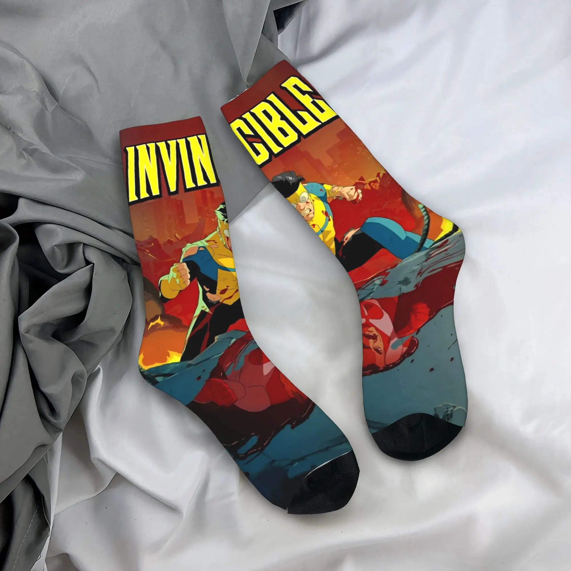 Invincible Season 2 Stockings Mark Grayson And Omni man Funny Socks Men Medium Soft Socks Autumn Running Design Non Skid Socks
Invincible Season 2 Stockings Mark Grayson And Omni man Funny Socks Men Medium Soft Socks Autumn Running Design Non Skid Socks
