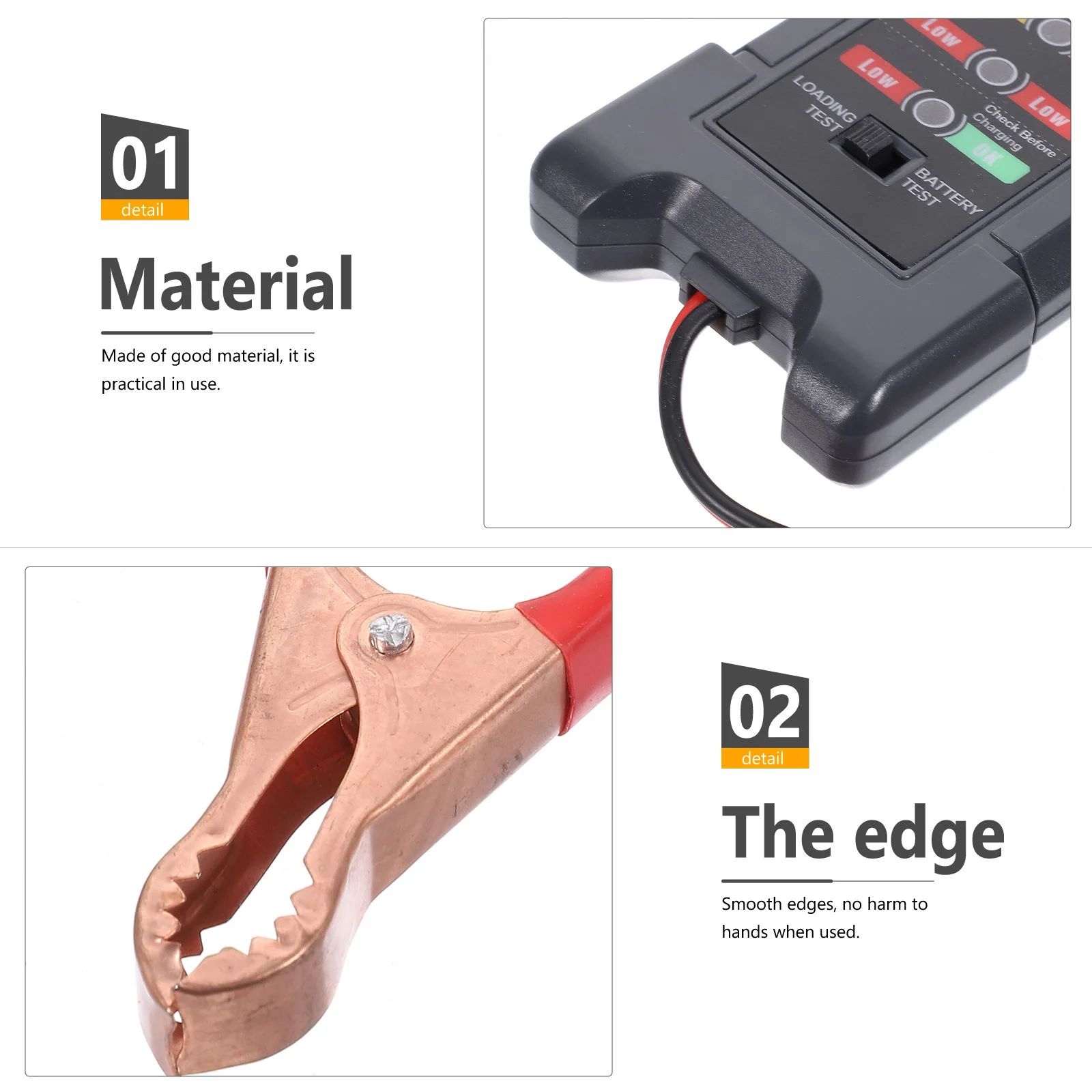 Car Tester 12V 24V Digital Diagnostic Tool Voltage Test 9V-30V Reverse Protection Start-Up Load Test Led Display
Car Tester 12V 24V Digital Diagnostic Tool Voltage Test 9V-30V Reverse Protection Start-Up Load Test Led Display