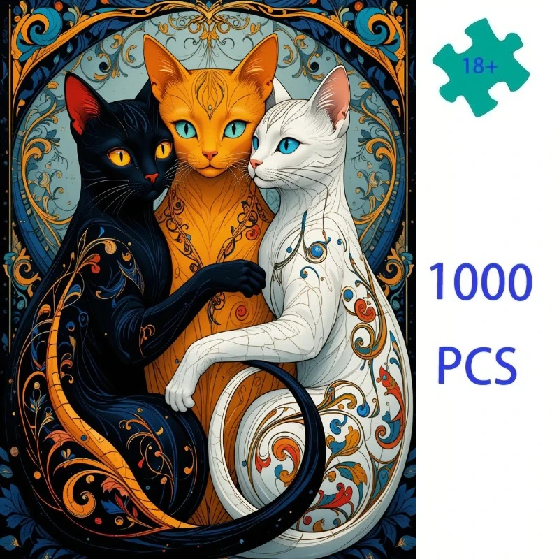  500/1000 PCS Jigsaw Puzzle Fantasy Landscape Cat Home Family Activity Games for Gameroom Bedroom Home Decor Frameless
500/1000 PCS Jigsaw Puzzle Fantasy Landscape Cat Home Family Activity Games for Gameroom Bedroom Home Decor Frameless