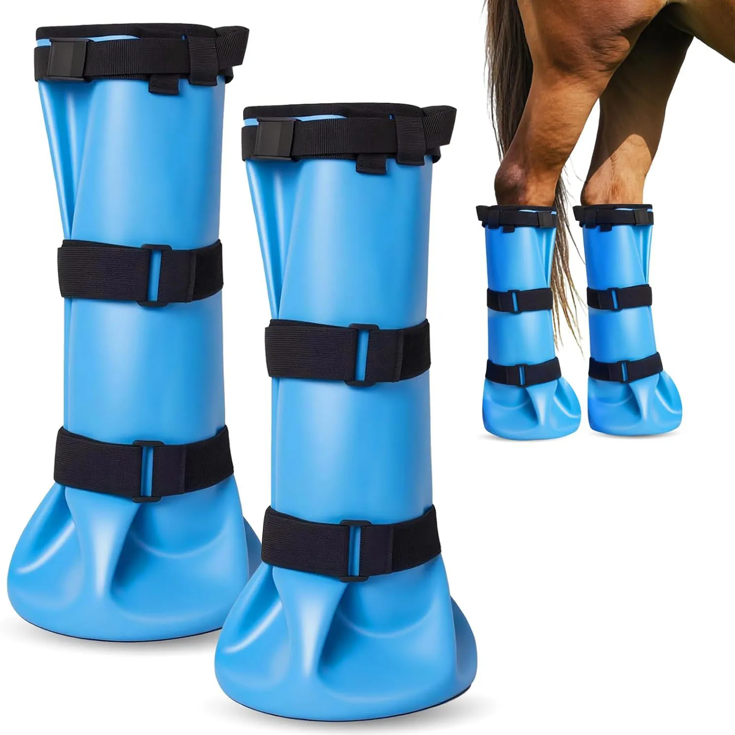 1 Pair Hoof Soaking Boot for Hoof Problems with EVA Pad & Elastic Band Easy Use for Common Hooves Problem
1 Pair Hoof Soaking Boot for Hoof Problems with EVA Pad & Elastic Band Easy Use for Common Hooves Problem
