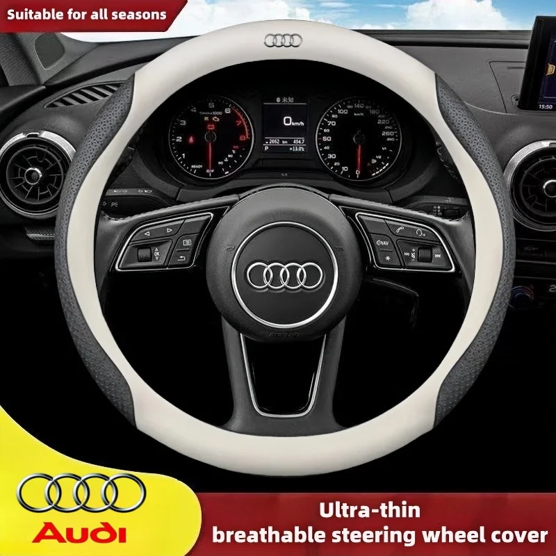Car Steering Wheel Cover for Audi A3 Q5 Q3 Q4 A5 A7 A8 A4 B8 B7 A6 C7 Rs3 Rs4 Rs5 Rs6 Car Accessories,38Cm
Car Steering Wheel Cover for Audi A3 Q5 Q3 Q4 A5 A7 A8 A4 B8 B7 A6 C7 Rs3 Rs4 Rs5 Rs6 Car Accessories,38Cm