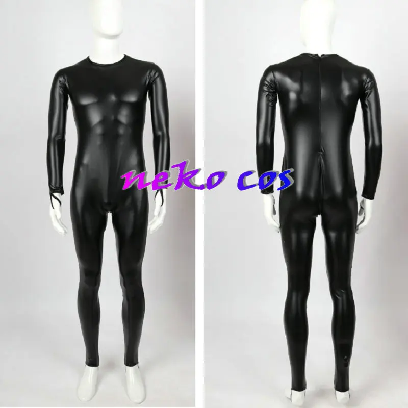 nekocos Rider Kuuga black fack leather fitting bodysuit jumpsuit Cosplay costume
nekocos Rider Kuuga black fack leather fitting bodysuit jumpsuit Cosplay costume