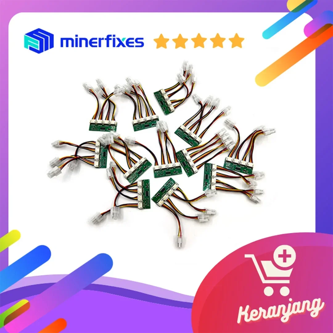 Fan Speed Simulator Bitmain Antminer 12V 4-in-1 Square 4Pin Fan Simulator Emulator Special For Antminer S21 T21 KS5 KS5proMiner
Fan Speed Simulator Bitmain Antminer 12V 4-in-1 Square 4Pin Fan Simulator Emulator Special For Antminer S21 T21 KS5 KS5proMiner