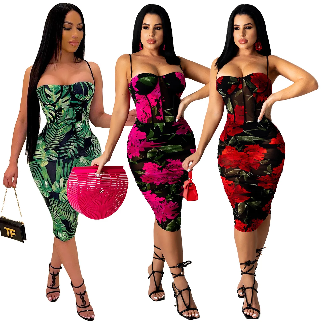 SKMY Fashion Women Clothing Summer Sexy Night Club Outfits Spaghetti Strap Dress Printed High Waist Bodycon Party Dresses
SKMY Fashion Women Clothing Summer Sexy Night Club Outfits Spaghetti Strap Dress Printed High Waist Bodycon Party Dresses