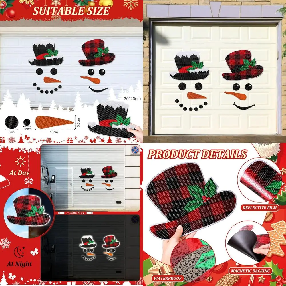 Рождественский декор для гаражных ворот, Рождественский магнит в виде снеговика, декор в виде снеговика, лицо гаражной двери, светоотражающий автомобильный магнит, наклейка на холодильник
Рождественский декор для гаражных ворот, Рождественский магнит в виде снеговика, декор в виде снеговика, лицо гаражной двери, светоотражающий автомобильный магнит, наклейка на холодильник