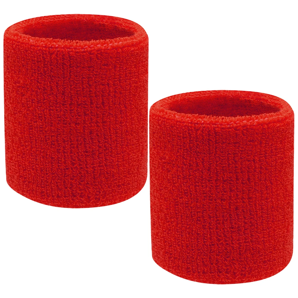 2 Pcs Cotton Wristbands Sports Sweatbands 8x8cm Gym Badminton Basketball Tennis Gifts Elastic Wraps Men Women Red Color
2 Pcs Cotton Wristbands Sports Sweatbands 8x8cm Gym Badminton Basketball Tennis Gifts Elastic Wraps Men Women Red Color