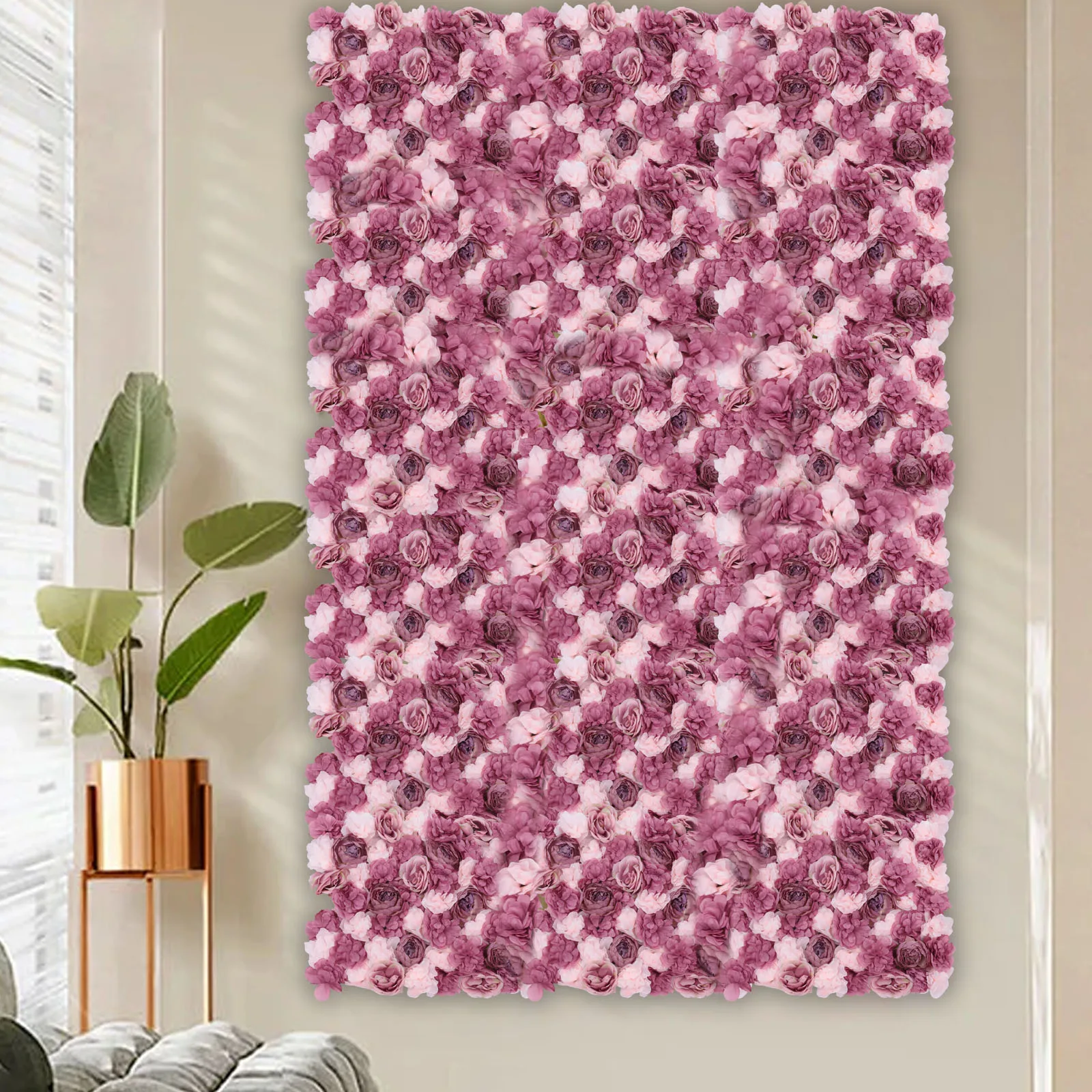 6 Pack Artificial Silk Rose Flower Wall Panel Decor, 24x16In Fake Flower Backdrop for Wedding Party Church Home Aisle Decoration
6 Pack Artificial Silk Rose Flower Wall Panel Decor, 24x16In Fake Flower Backdrop for Wedding Party Church Home Aisle Decoration