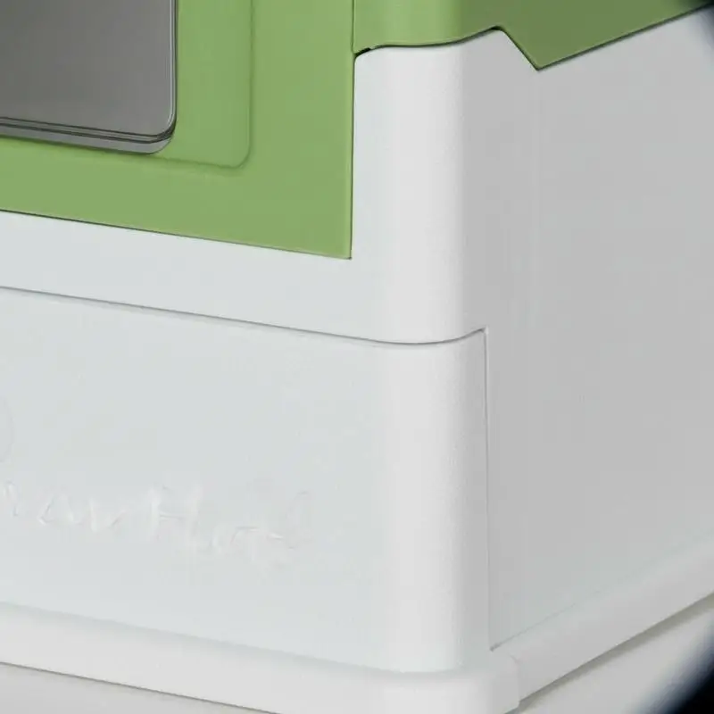 Hooded Cat Litter Box, Portable Pet Toilet, with Scoop, Front Entry - Light Green
Hooded Cat Litter Box, Portable Pet Toilet, with Scoop, Front Entry - Light Green