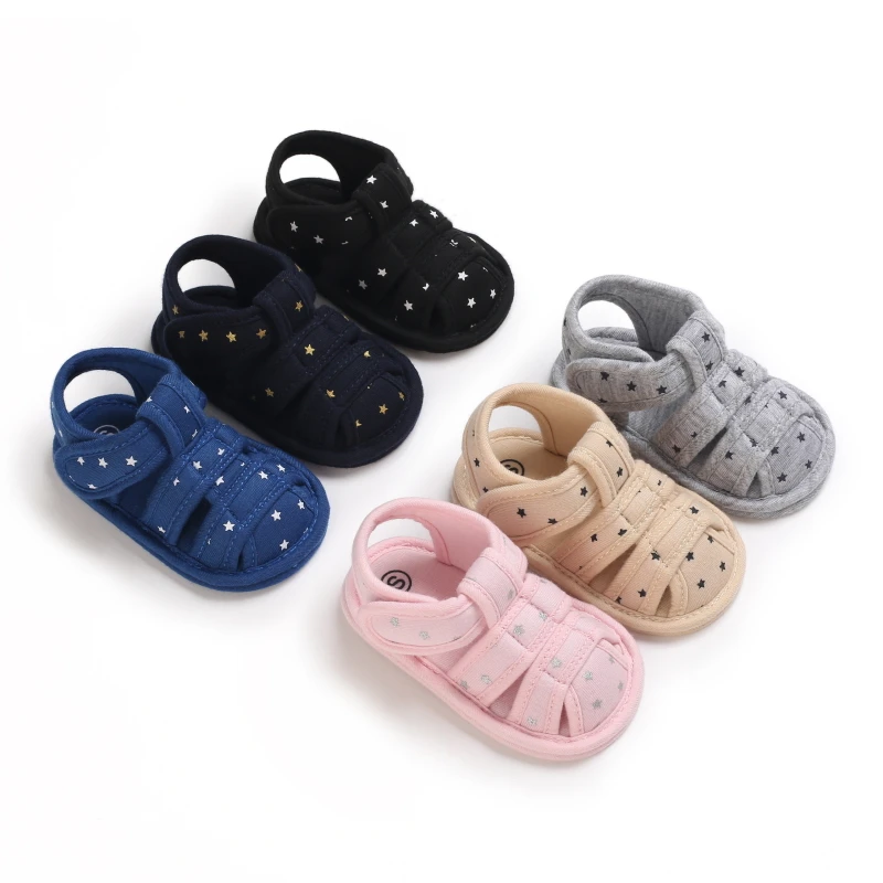 Baby Boys Girls Summer Star Sandals 0-1 Year First Walker Soft Fabric Soles Comfortable Classic Newborn
Baby Boys Girls Summer Star Sandals 0-1 Year First Walker Soft Fabric Soles Comfortable Classic Newborn