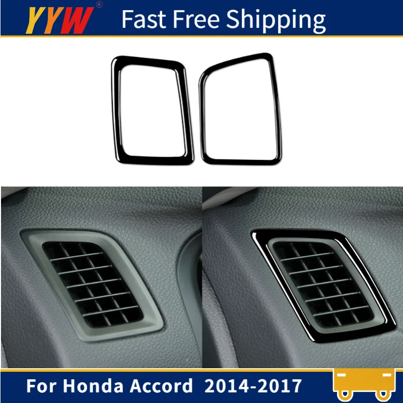 2Pcs Car Air Conditioning Vent Stickers For Honda Accord 2014 2015 2016 2017 Glossy Black Decorative Frame Car Accessories
2Pcs Car Air Conditioning Vent Stickers For Honda Accord 2014 2015 2016 2017 Glossy Black Decorative Frame Car Accessories