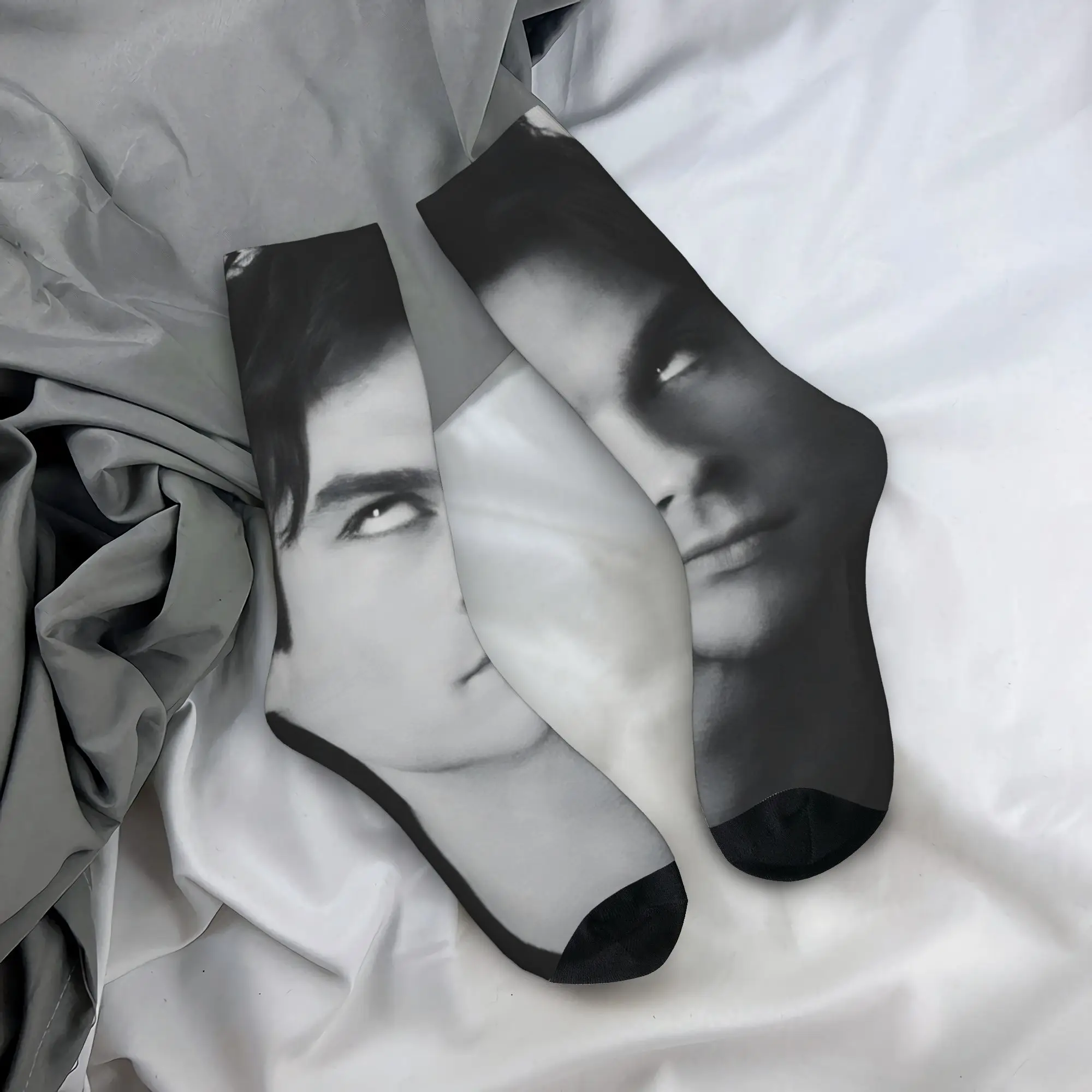 Fashion Damon Salvatore The Vampire Diaries Football Socks Ian Somerhalder Long Socks for Unisex Breathable
Fashion Damon Salvatore The Vampire Diaries Football Socks Ian Somerhalder Long Socks for Unisex Breathable