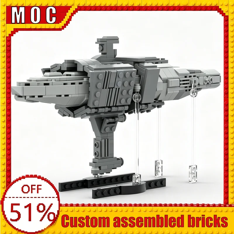 459PCS MC75 Technology Sci Fi Cruiser Vehicle MOC Model Galaxy Exploration Building Blocks DIY Assembly Education Learning Gift
459PCS MC75 Technology Sci Fi Cruiser Vehicle MOC Model Galaxy Exploration Building Blocks DIY Assembly Education Learning Gift