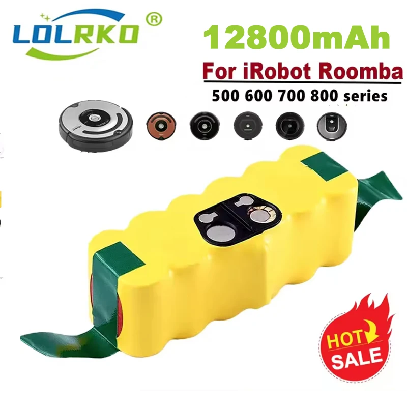 Original 14.4V 12.8Ah Battery Rechargeable Battery For iRobot Roomba 500 600 700 800 900 595 620 650 780 890 For iRobot Roomba
Original 14.4V 12.8Ah Battery Rechargeable Battery For iRobot Roomba 500 600 700 800 900 595 620 650 780 890 For iRobot Roomba