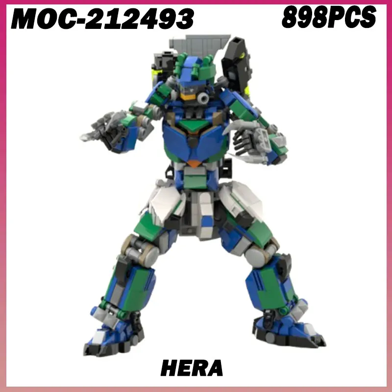 898 шт. MOC- 212493 Модель «сделай сам» серии Hera Mech, сборные кирпичи, игрушки-головоломки высокой сложности, образование для детей, сборка частиц
898 шт. MOC- 212493 Модель «сделай сам» серии Hera Mech, сборные кирпичи, игрушки-головоломки высокой сложности, образование для детей, сборка частиц