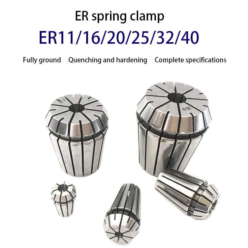 ER tube clamp set for high-precision engraving machine elastic chuck ER11/ER16/ER20/ER25/ER32/ER40 CNC tool holder set
ER tube clamp set for high-precision engraving machine elastic chuck ER11/ER16/ER20/ER25/ER32/ER40 CNC tool holder set