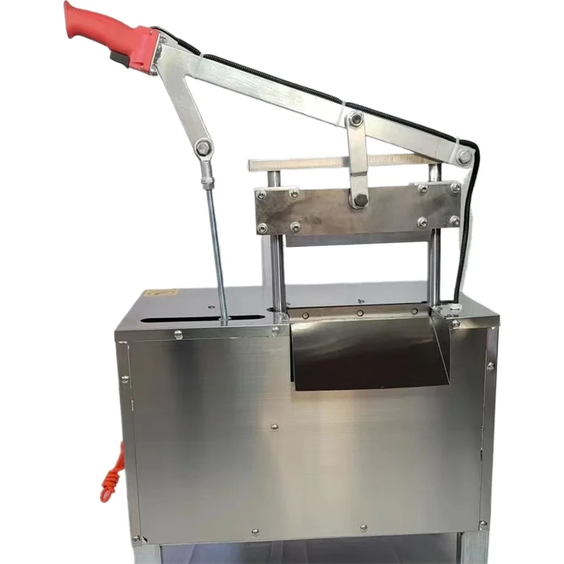 Fully automatic commercial bone cutter, electric hydraulic frozen meat bone chopper, large bone cutter
Fully automatic commercial bone cutter, electric hydraulic frozen meat bone chopper, large bone cutter