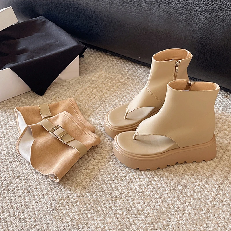 Women Ladies Removable Cuff Buckle Platform Lug Sole Casual Summer Outdoor Street Fashion Ankle Bootie Thong Sandals Boots Shoes
Women Ladies Removable Cuff Buckle Platform Lug Sole Casual Summer Outdoor Street Fashion Ankle Bootie Thong Sandals Boots Shoes