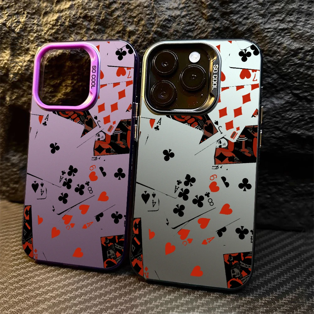 Stylish Playing Card Design Phone Case For iPhone 16 15 14 13 12 11 Pro Max XS X XR 14 15 Plus Shockproof Silicone Bumper Cover
Stylish Playing Card Design Phone Case For iPhone 16 15 14 13 12 11 Pro Max XS X XR 14 15 Plus Shockproof Silicone Bumper Cover