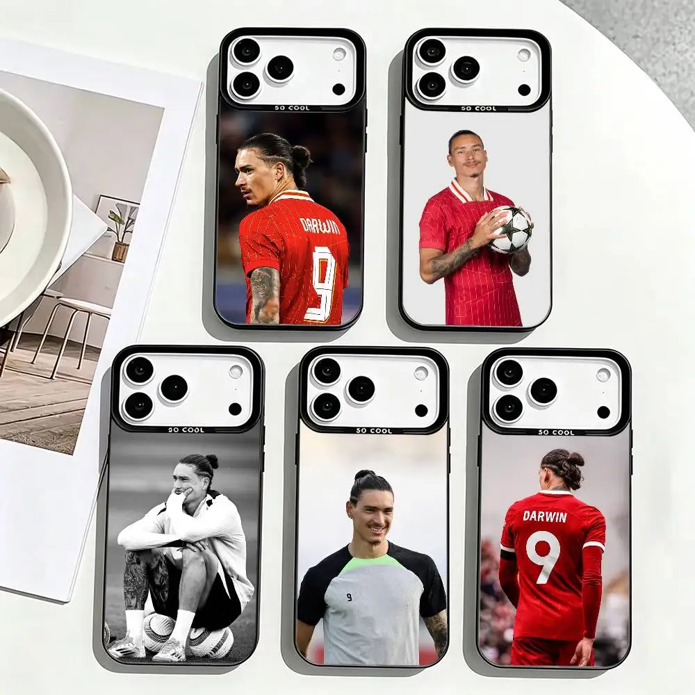 Darwin Nunez-Z Football Player Phone Case For iPhone 17,16,15,14,13,12,11 Plus,Pro Max,XS,Colored Silver Plated Inside Cover
Darwin Nunez-Z Football Player Phone Case For iPhone 17,16,15,14,13,12,11 Plus,Pro Max,XS,Colored Silver Plated Inside Cover