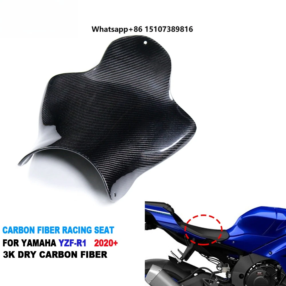 Carbon Real 3K Full Dry Carbon Fiber Racetrack Use Motorcycle Single Race Seat for R1 R1M 2020-2026
Carbon Real 3K Full Dry Carbon Fiber Racetrack Use Motorcycle Single Race Seat for R1 R1M 2020-2026
