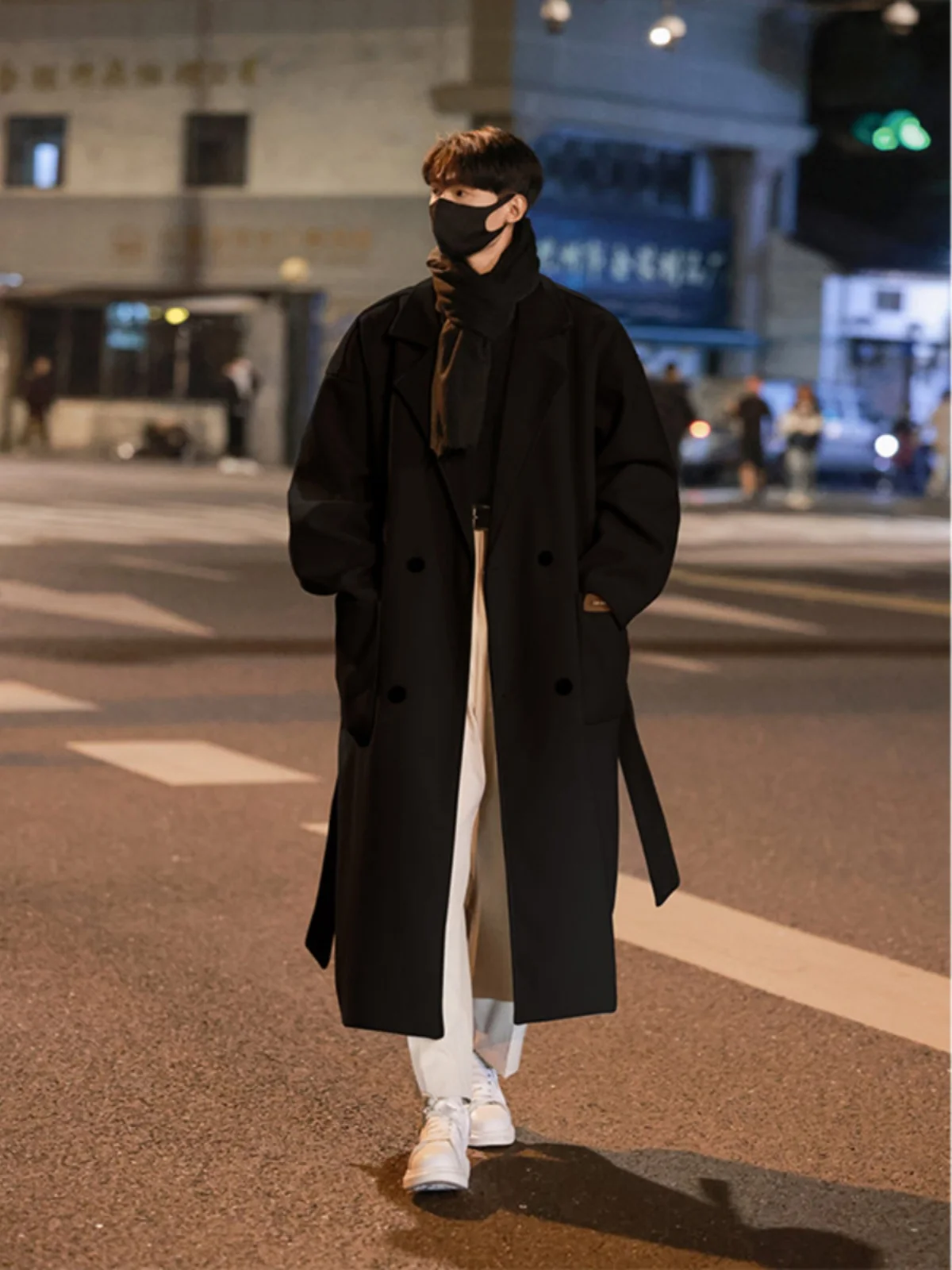 Мужское длинное шерстяное пальто irk, осень-зима, корейский костюм премиум-класса, ветровка с воротником, трендовая молодежная куртка, свободная посадка
Мужское длинное шерстяное пальто irk, осень-зима, корейский костюм премиум-класса, ветровка с воротником, трендовая молодежная куртка, свободная посадка