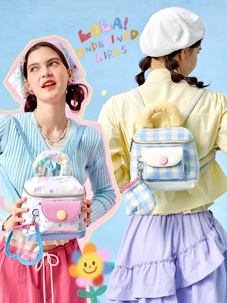 Design Cute Small Travel Backpack Lightweight Student Shoulder Bag Youthful Contrast Color Zipper Daily Use PU Leather
Design Cute Small Travel Backpack Lightweight Student Shoulder Bag Youthful Contrast Color Zipper Daily Use PU Leather