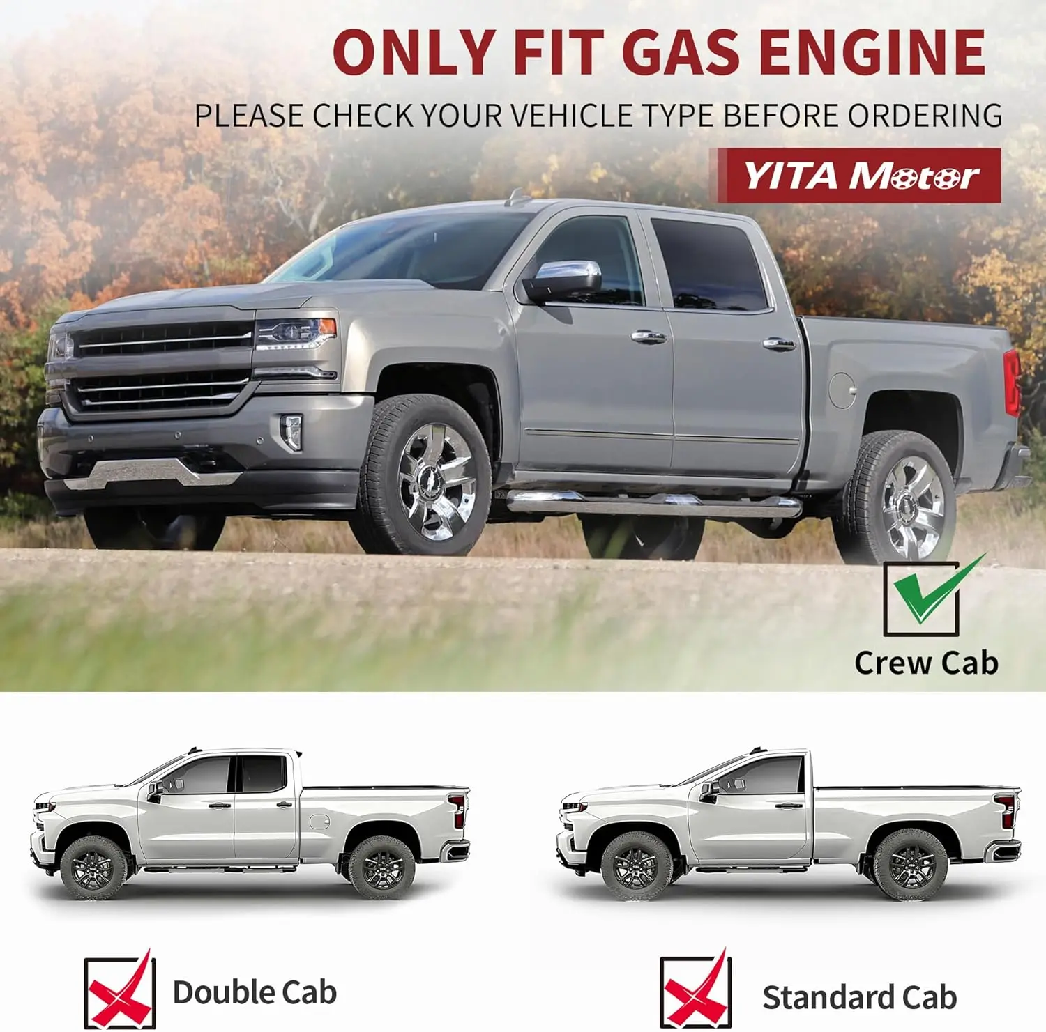 6-дюймовые подносы, совместимые с 2007-2018 годы, 1500 и 2500HD 3500HD Crew Cab, 2500HD 3500HD Nerf Bar 2019 г.
6-дюймовые подносы, совместимые с 2007-2018 годы, 1500 и 2500HD 3500HD Crew Cab, 2500HD 3500HD Nerf Bar 2019 г.