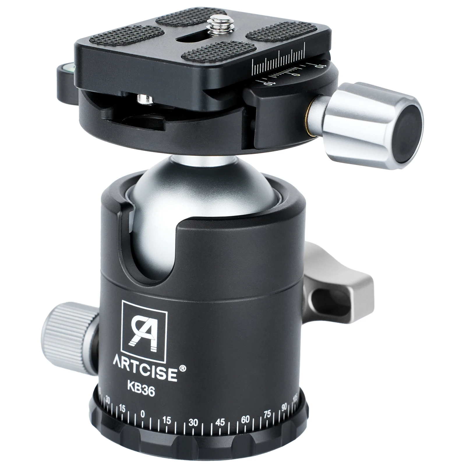Artcise KB36 Ball Head Full CNC Aluminium Alloy Professional Tripod Head 360° Panoramic Max Load 20kg for Tripod Monopod Camera
Artcise KB36 Ball Head Full CNC Aluminium Alloy Professional Tripod Head 360° Panoramic Max Load 20kg for Tripod Monopod Camera