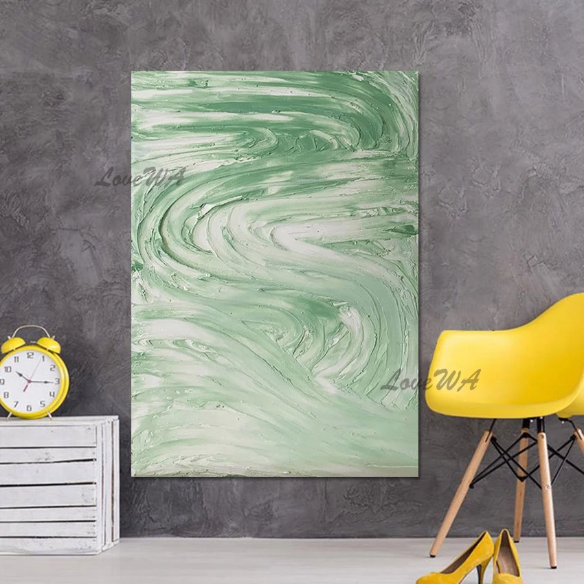 Unframed Palette Knife Oil Painting Handmade Picture Canvas Art Modern Hotel Office Abstract Wall Decor Green White Acrylic
Unframed Palette Knife Oil Painting Handmade Picture Canvas Art Modern Hotel Office Abstract Wall Decor Green White Acrylic
