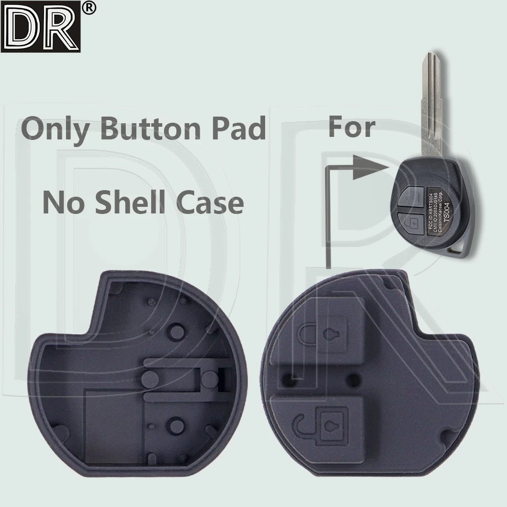 DR 2 Button Replacement Car Key Buttons Pad Silicone Cover For Suzuki Swift Grand Vitara SX4 Liana Aerio Jimny
DR 2 Button Replacement Car Key Buttons Pad Silicone Cover For Suzuki Swift Grand Vitara SX4 Liana Aerio Jimny