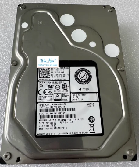 Для Dell 4T SAS 7.2K 12G 3.5-дюймовый 00F9W8 MG04SCA40EN
Для Dell 4T SAS 7.2K 12G 3.5-дюймовый 00F9W8 MG04SCA40EN