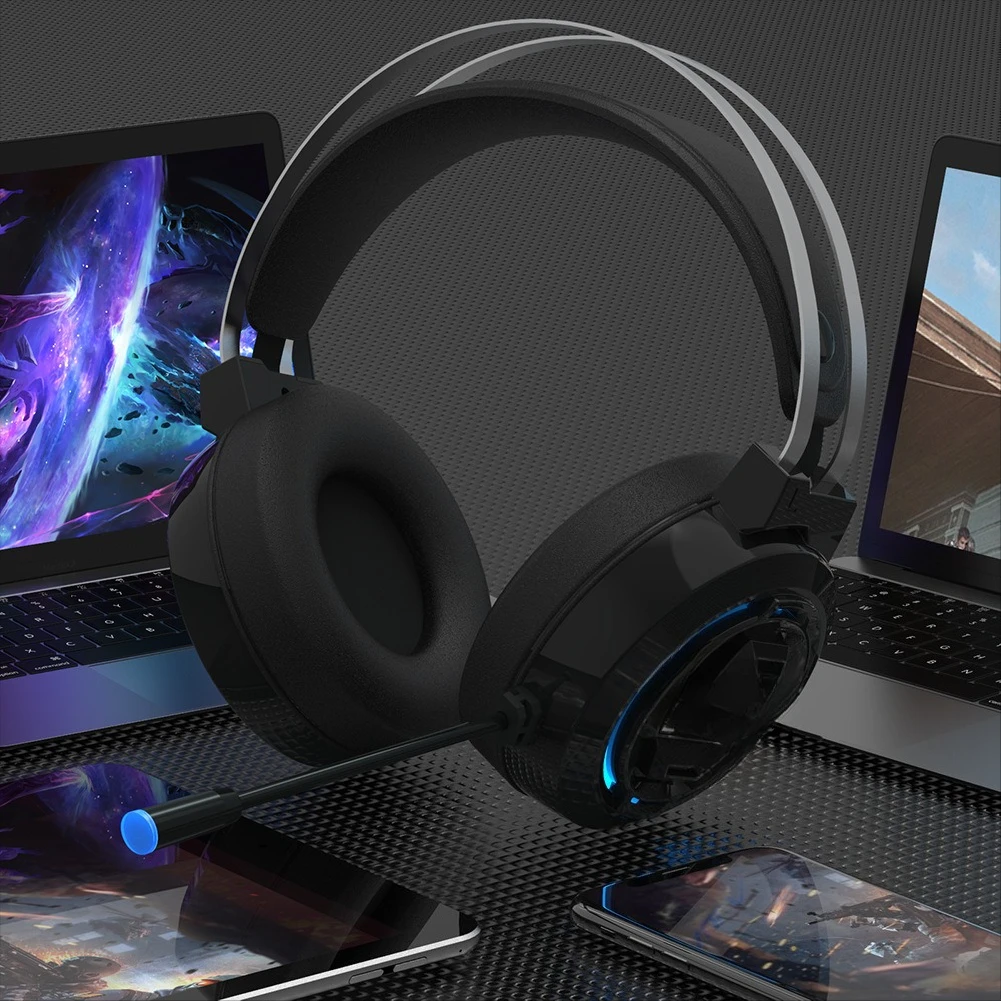 S603 Headset Wired Headset Single USB Port Desktop Computer Notebook 7.1 E-sports
S603 Headset Wired Headset Single USB Port Desktop Computer Notebook 7.1 E-sports