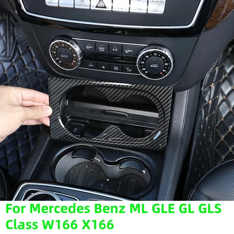 Для Mercedes Benz ML GLE GL GLS Class W166 X166 ABS хромированное/углеродное волокно, держатель для чашки на центральной консоли, наклейки на рамку, автомобильные аксессуары
Для Mercedes Benz ML GLE GL GLS Class W166 X166 ABS хромированное/углеродное волокно, держатель для чашки на центральной консоли, наклейки на рамку, автомобильные аксессуары