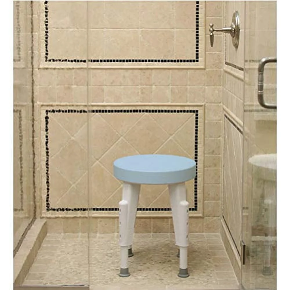 Rotating Shower Stool Adjustable Plastic Non-Slip Seat Shower Chair Elderly Safe Bathroom Transfer Comfort Swivel Seat 300lb
Rotating Shower Stool Adjustable Plastic Non-Slip Seat Shower Chair Elderly Safe Bathroom Transfer Comfort Swivel Seat 300lb