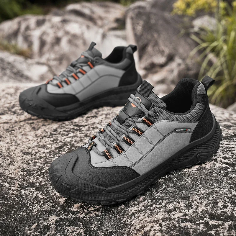 Уличная прогулочная обувь, мужская походная обувь, кожаная треккинговая обувь на противоскользящей платформе, мужская походная горная обувь, мужские рабочие кроссовки
Уличная прогулочная обувь, мужская походная обувь, кожаная треккинговая обувь на противоскользящей платформе, мужская походная горная обувь, мужские рабочие кроссовки