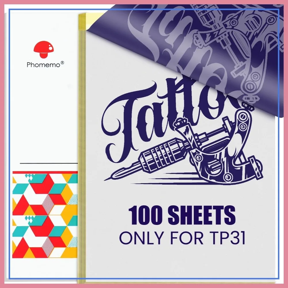 Tattoo Transfer Paper 3.15" x 5.24" 100 Sheets for TP31 Printer
Tattoo Transfer Paper 3.15" x 5.24" 100 Sheets for TP31 Printer