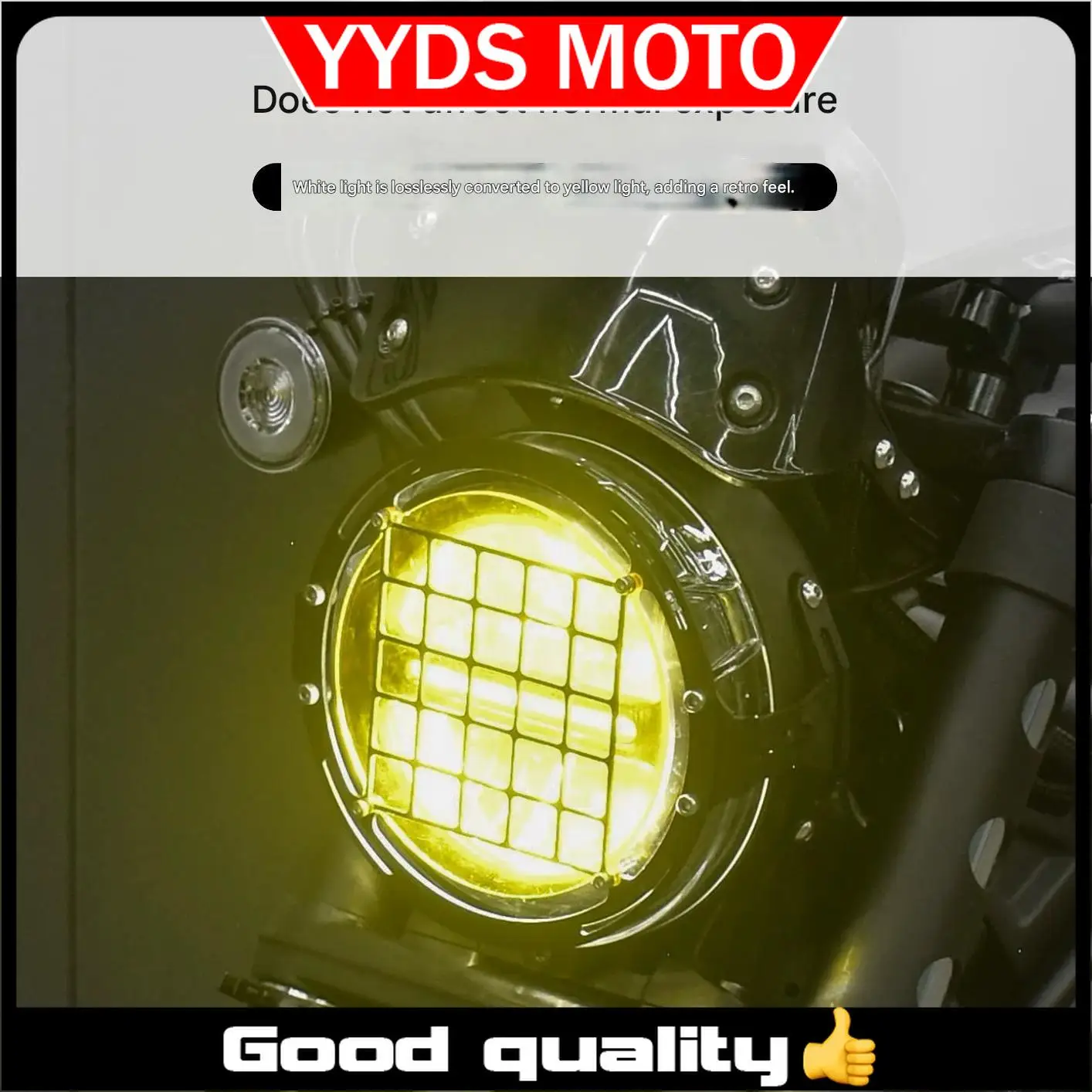 【Good quality】For Honda CL300/CM300 original headlight mesh, protective cover, stainless steel fence mesh.
【Good quality】For Honda CL300/CM300 original headlight mesh, protective cover, stainless steel fence mesh.