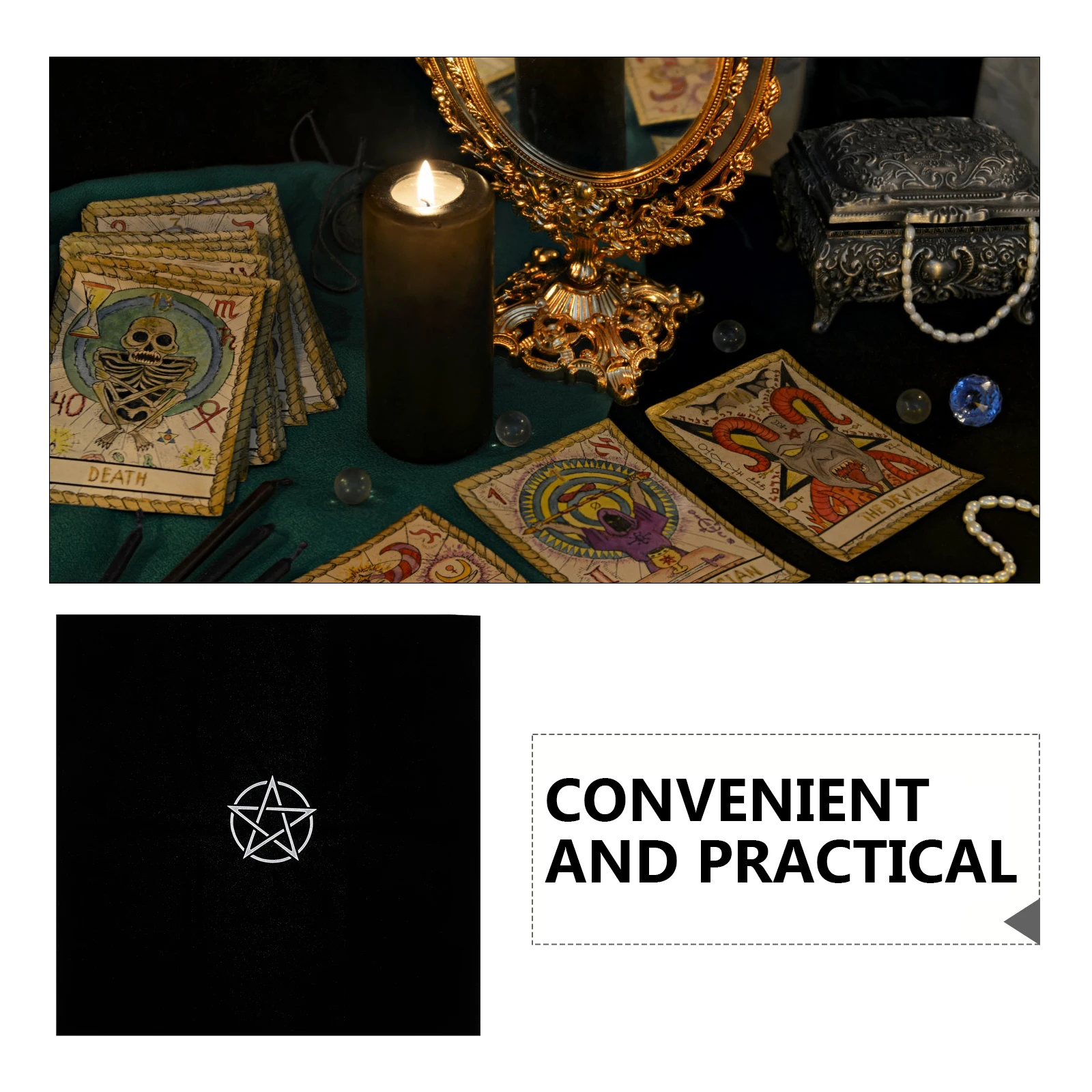 1Pcs Pentacle Tarot Tablecloth Decoration Wear-Resistant Non-Shedding Dirt-Proof Home Outdoor Party Use Gift Idea
1Pcs Pentacle Tarot Tablecloth Decoration Wear-Resistant Non-Shedding Dirt-Proof Home Outdoor Party Use Gift Idea