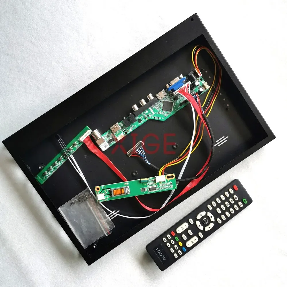 Metal Case+Analog TV Controller Board Fit HT14P12 LP141E2 1400*1050 1CCFL 30 Pin LVDS DIY Kit VGA AV USB HDMI-Compatible 14.1"
Metal Case+Analog TV Controller Board Fit HT14P12 LP141E2 1400*1050 1CCFL 30 Pin LVDS DIY Kit VGA AV USB HDMI-Compatible 14.1"