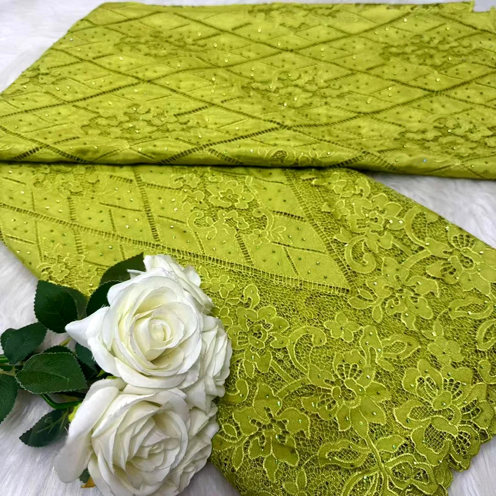 Новейшая африканская сетчатая кружевная ткань с камнем, лимонно-зеленая африканская гипюровая кружевная ткань для шитья нигерийских женских платьев, 5 ярдов
Новейшая африканская сетчатая кружевная ткань с камнем, лимонно-зеленая африканская гипюровая кружевная ткань для шитья нигерийских женских платьев, 5 ярдов